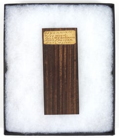 19C American Merchant Ship Wood Panel Fragment