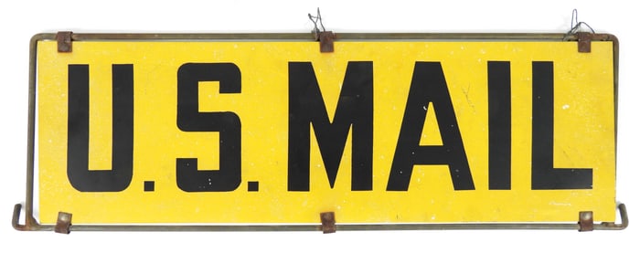 United States Mail Delivery Vehicle Sign