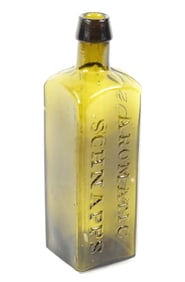19C Udolpho Wolf's Schnapps Bottle