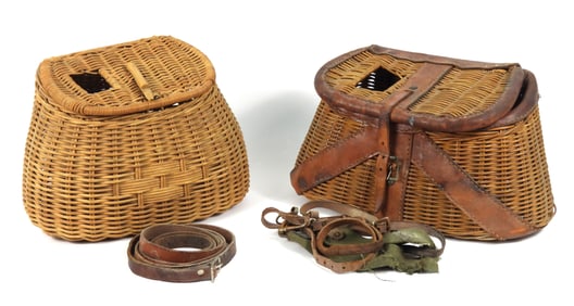 2PC Vintage Creel Baskets