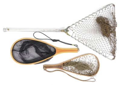 3PC Vintage Trout Nets
