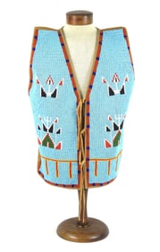 Native American Beaded Contemporary Vest