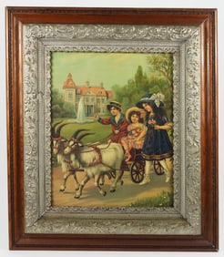 19C German Children Lithograph