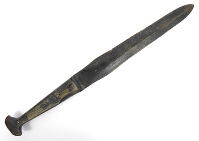 Ancient Bronze Luristan Type Dagger