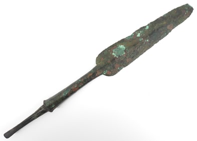 Ancient Bronze Spear Head