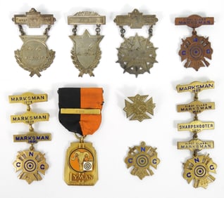 Collection of Connecticut Military Badges