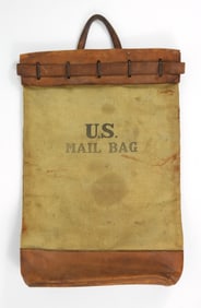 C1943 US Canvas & Leather Mail Bag
