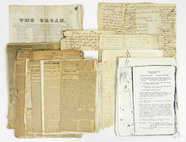 Collection of Historical Connecticut Ephemera