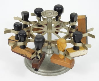 U.S. Postal Service Hand Stamp Carousel w/ Stamps
