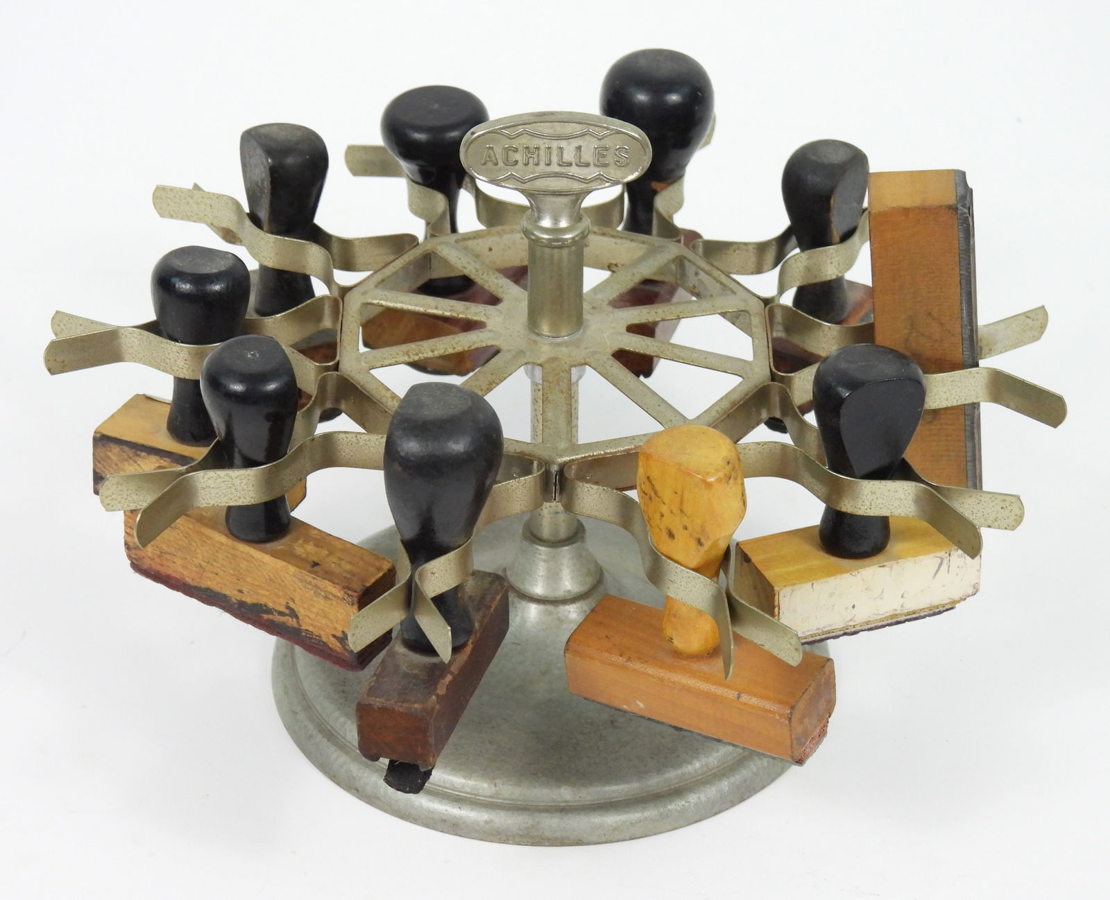 U.S. Postal Service Hand Stamp Carousel w/ Stamps (1 of 10)