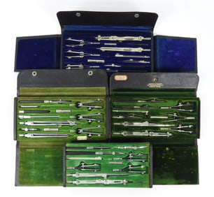 4PC German & American Drafting Sets