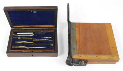 2PC Drafting Set & Table Top Paper Cutter