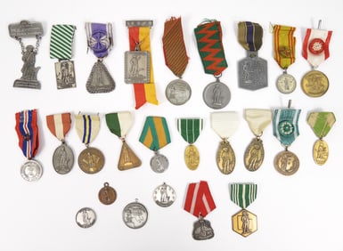 Collection of Medals from Lexington & Concord