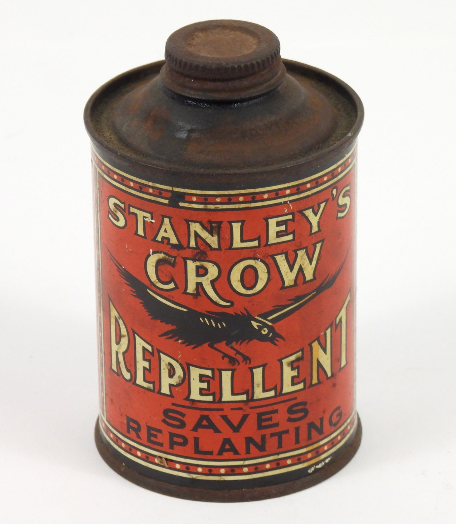 Vintage Cone Top Can Crow Repellent (1 of 4)