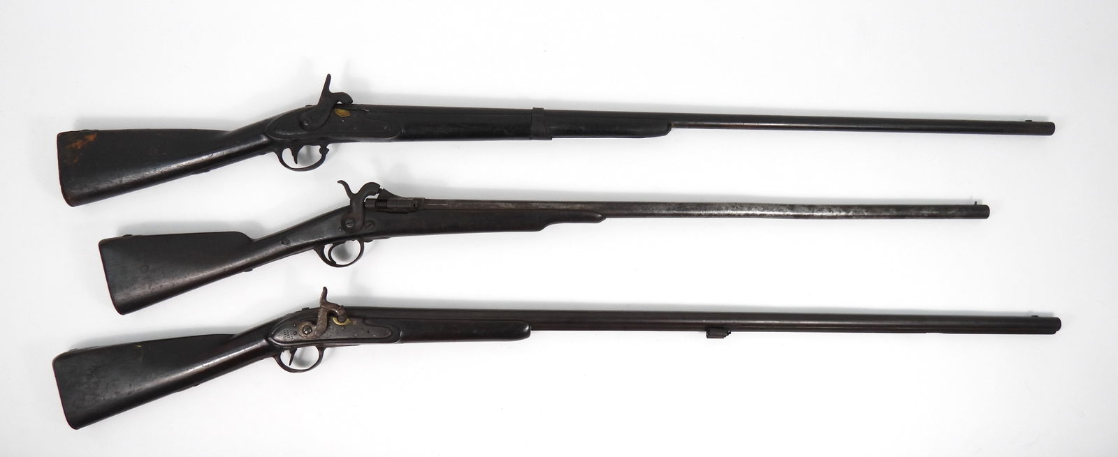 3PC Relic Antique Military Muskets (1 of 12)