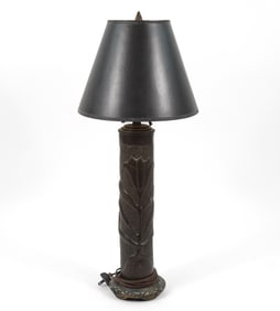 Trench Art Botanical Table Lamp
