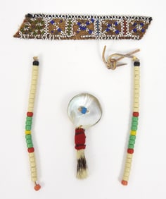 2PC Native American Bead items