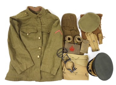 Collection of Various Military Items