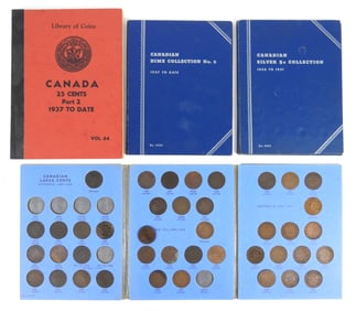 4PC Canadian Collectors Coin Books