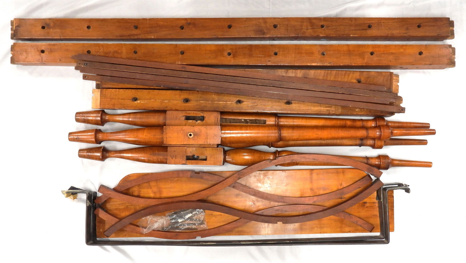 Antique Maple Canopy Bed (1 of 14)