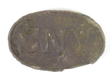 Dug State of New York Belt Plate