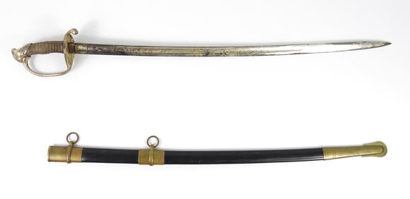 Identified Roby Model 1850 Foot Officers Sword