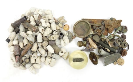 Group of Dug Ammunition and Artifacts