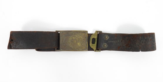 Model 1851-style Massachusetts Waist belt & Plate
