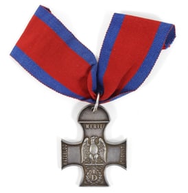 Important Waterloo 1st Dragoons Merit Cross Medal
