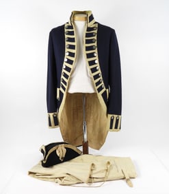 Ceremonial or Militia Continental Army Uniform