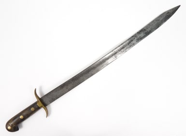 Texas-Marked Knife Made from a Sword Blade