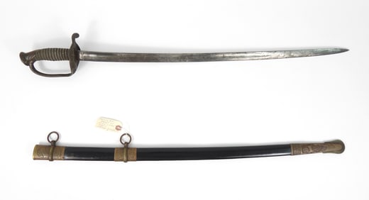 ID'd Dagget US Model 1850 Foot Officer's Sword