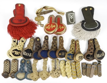 Group of Assorted Shoulder Military Straps