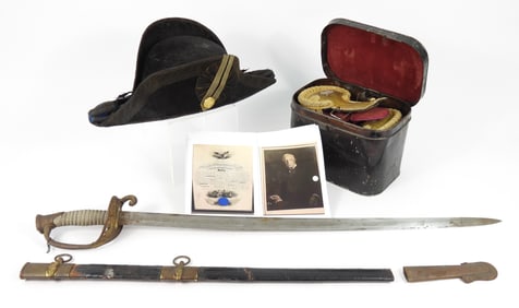 Civil War Navy Grouping of Francis H. Swan