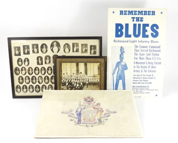 Group of Richmond Light Infantry Blues Items