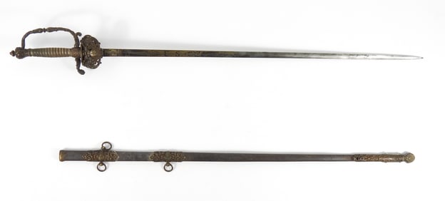Post Civil War Officers Presentation Sword