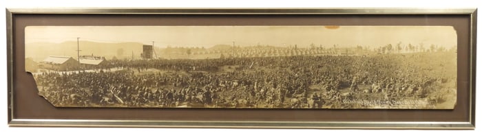 Soldiers Watching 1917 World Series Image