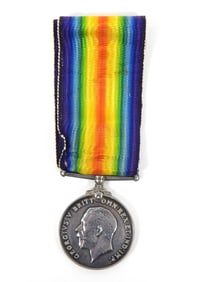 WWI Soldier I'D KIA British Victory Medal