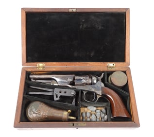 Cased Colt Model 1862 Pocket Police Revolver