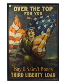"Over The Top For You" War Band Poster