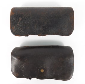 Two Civil War-era Carbine Cartridge Boxes