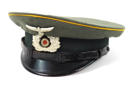 WWII German Cavalry Em/NCO Visor Cap
