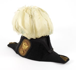 Virginia Chapeau De Bras with Plume