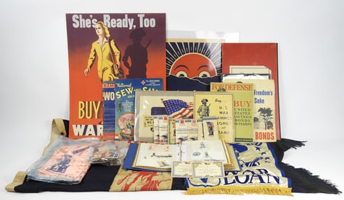 Large Group of WWII War Bond Material