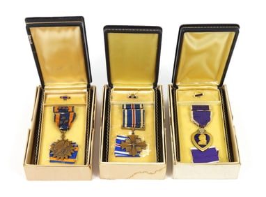 Medals of Captain John P. Coburn, KIA B-26 Pilot