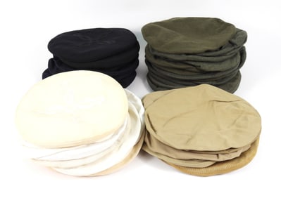 Group of U.S. Military Visor Cap Covers