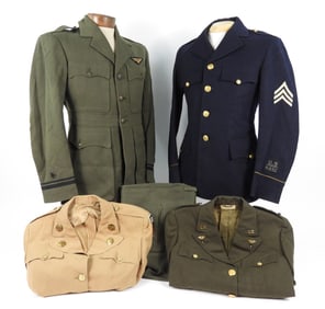 Four Military Tunics