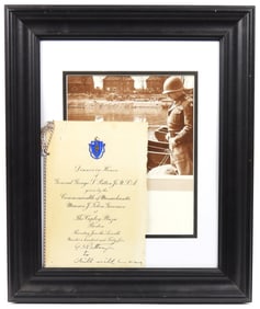 General S. George Patton Signed Dinner Invitation