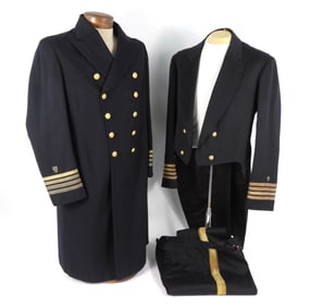Two US Coast Guard Dress Uniforms