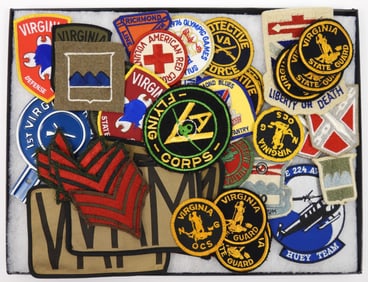Group of Virginia-Related Patches/Insignia